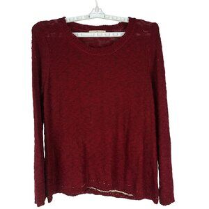Pink Republic Womens Cranberry Red Knit Sweater Size XL